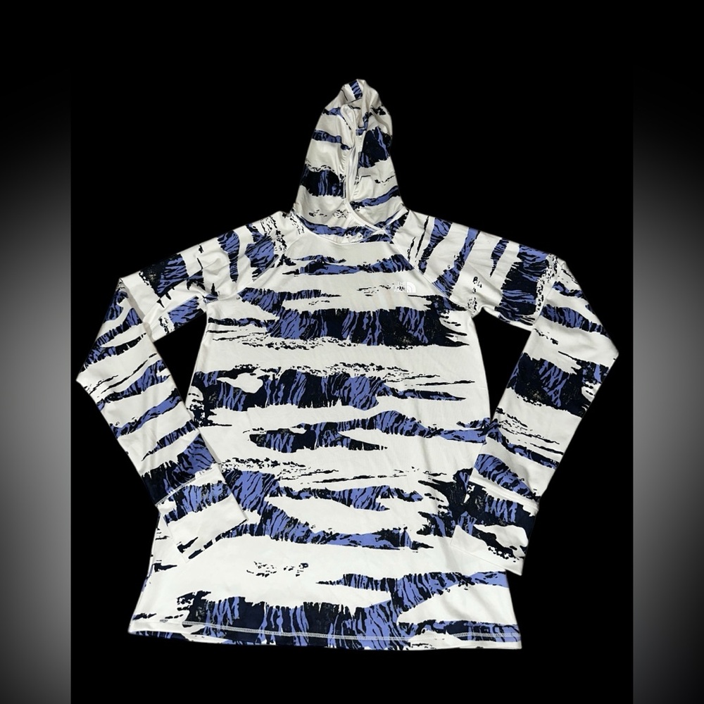 The North Face TNF Class V Water Hoodie Wmns XS Gardenia White‎ Ravine Camo